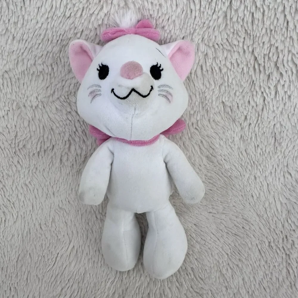 Disney Parks Marie nuiMos Plush White Kitty 7” Stuffed Toy Aristocats